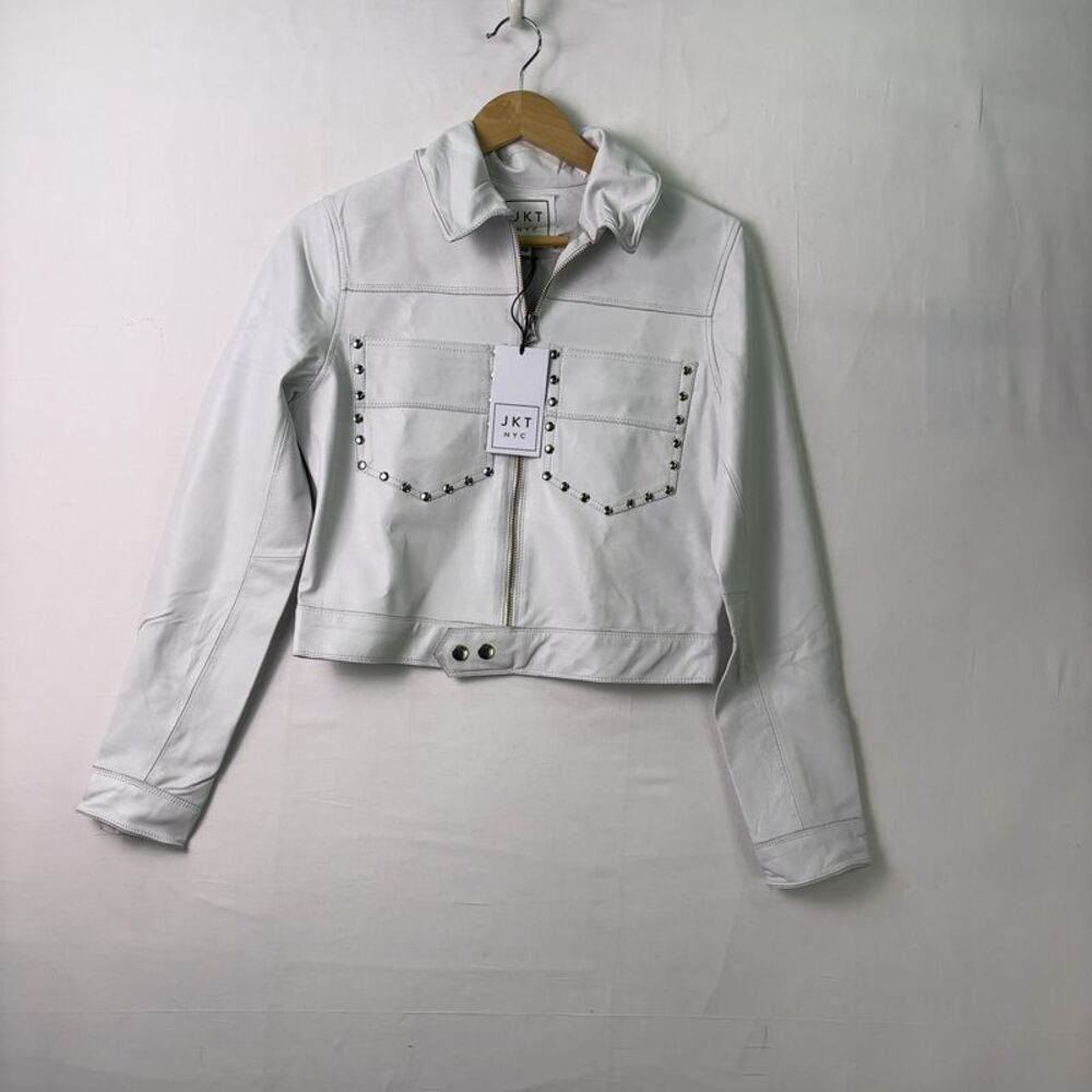 JKT NYC Hayden Nailhead Leather Jacket